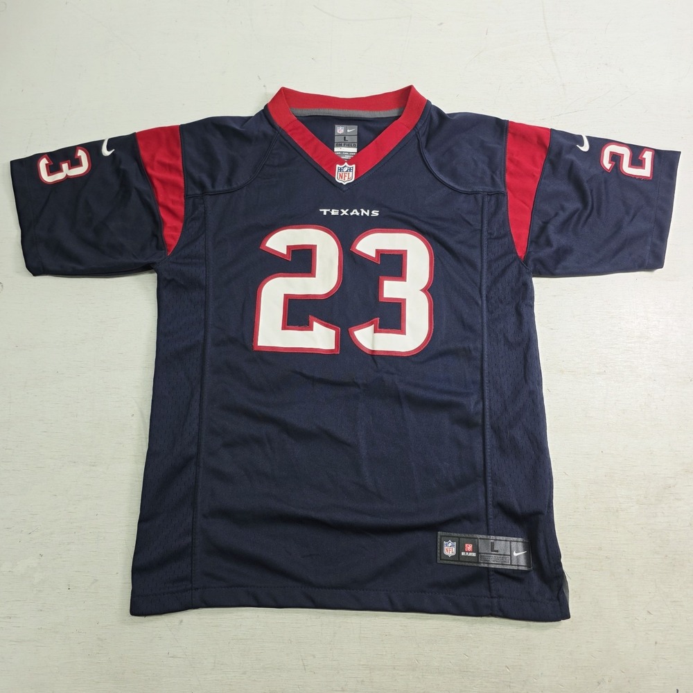 Nike Houston Texans Arian Foster #23 NFL Stitched Jersey Youth Size L 14/16 VG